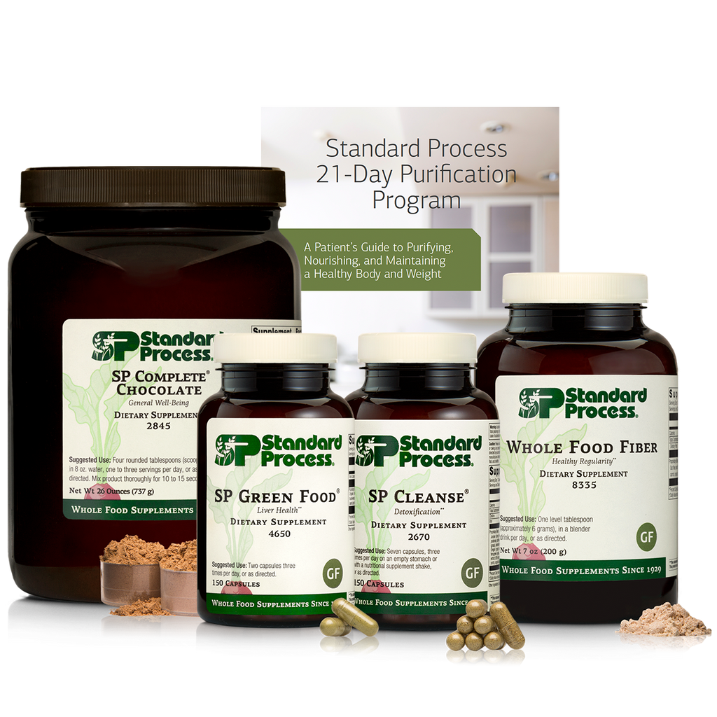 Purification Product Kit with SP Complete® Chocolate and Whole Food Fiber, 1 Kit With SP Complete Chocolat & Whole Food Fiber