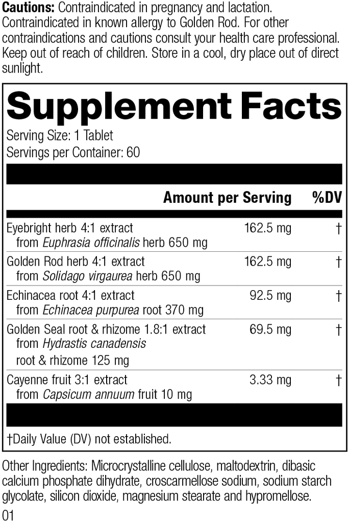 Rev 01 Supplement Facts Image